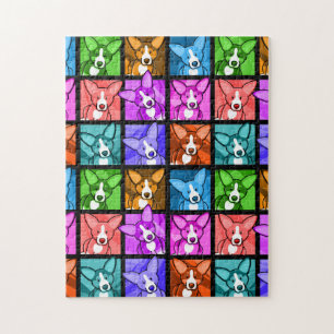 Pop Art Corgi Puzzle