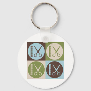 Pop Art Cosmetology Key Ring
