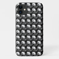 Pop Art Cute Giant Pandas B&W Black and White