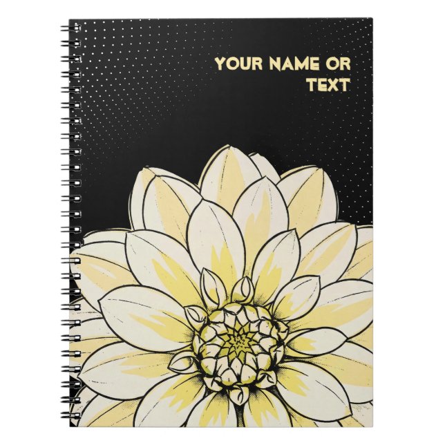 Pop Art Dahlia 'Gallery Art Fair' Notebook (Front)