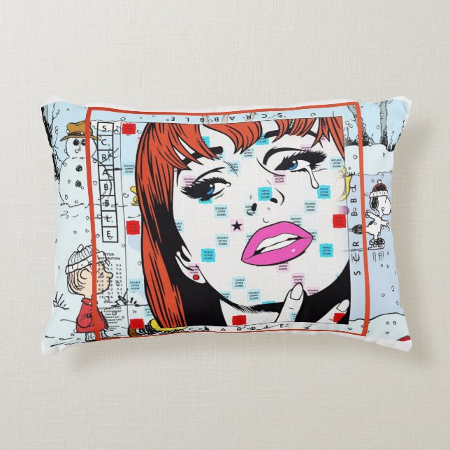 Pop Art  Decorative Cushion (Front)