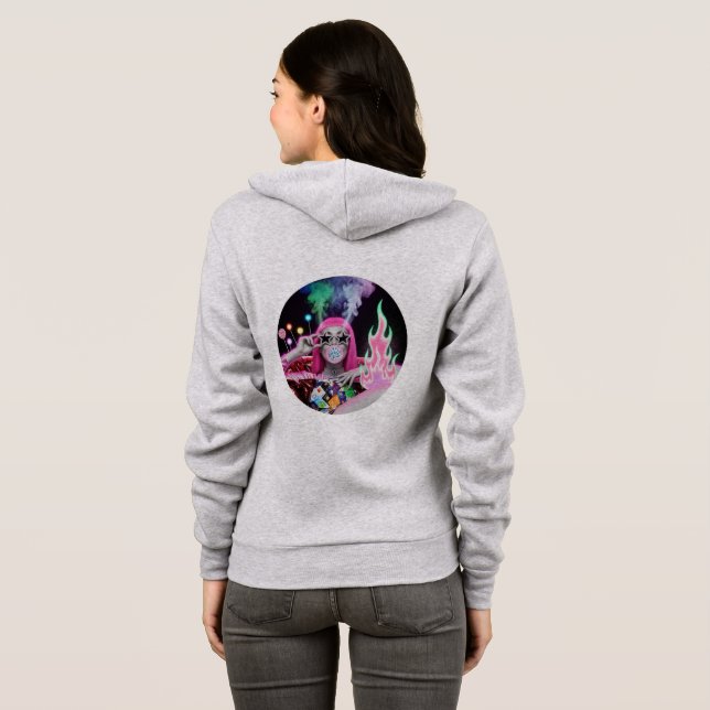 Pop Art Diva Vegas Hoodie 💖🃏 (Back Full)