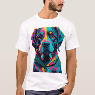 Pop Art dog to add fun and color to your style T-Shirt