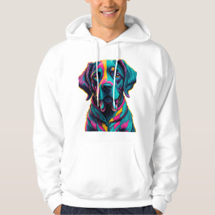 Pop Art dog to add fun and colour to your style Hoodie