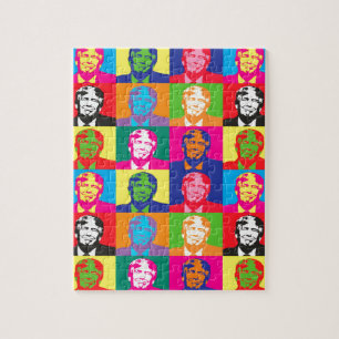 pop art donald trump jigsaw puzzle