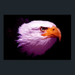 Pop Art Eagles - Bald Eagle Posters Prints<br><div class="desc">Bald Eagle Posters Prints: American Eagle Poster - Patriotic Fearsome Eagle - The bald eagle is an North American bird and the national symbol of the United States of America.</div>
