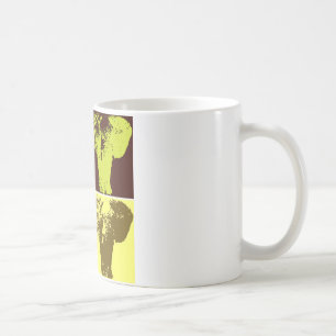Pop Art Elephant Coffee Mug