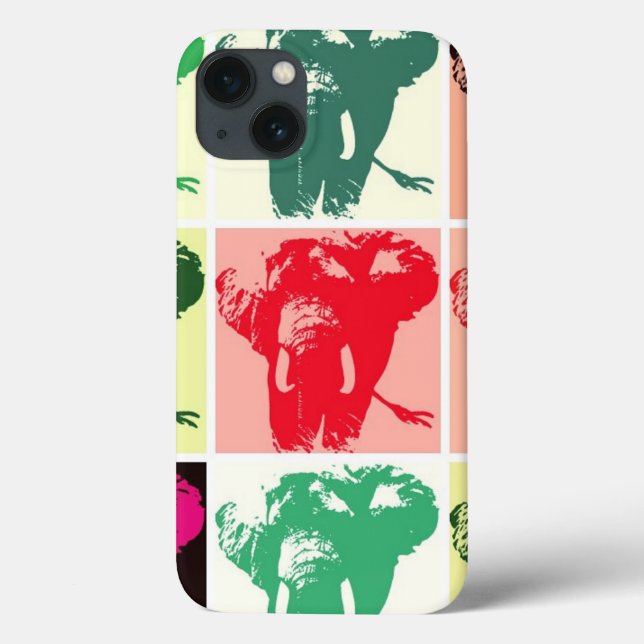 Pop Art Elephants Case-Mate iPhone Case (Back)