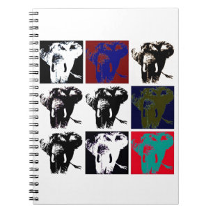 Pop Art Elephants Notebook