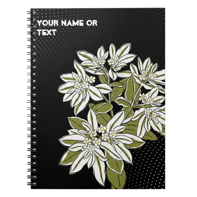 Pop Art Euphorbia 'Snow-on-the-Mountain Paradox Notebook (Front)