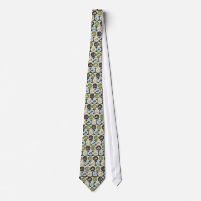 Pop Art Evolutionary Biology Tie (Front)