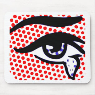 Pop Art Eye Mouse Pad