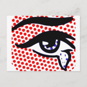 Pop Art Eye Postcard