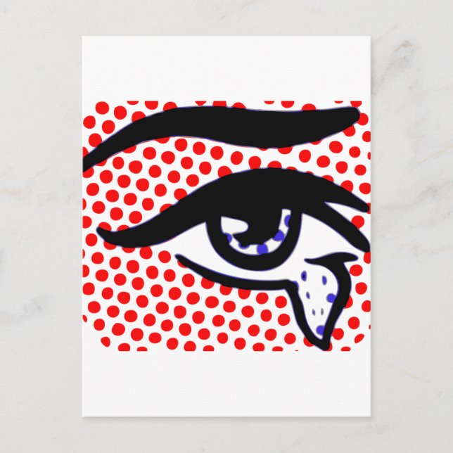 Pop Art Eye Postcard (Front)