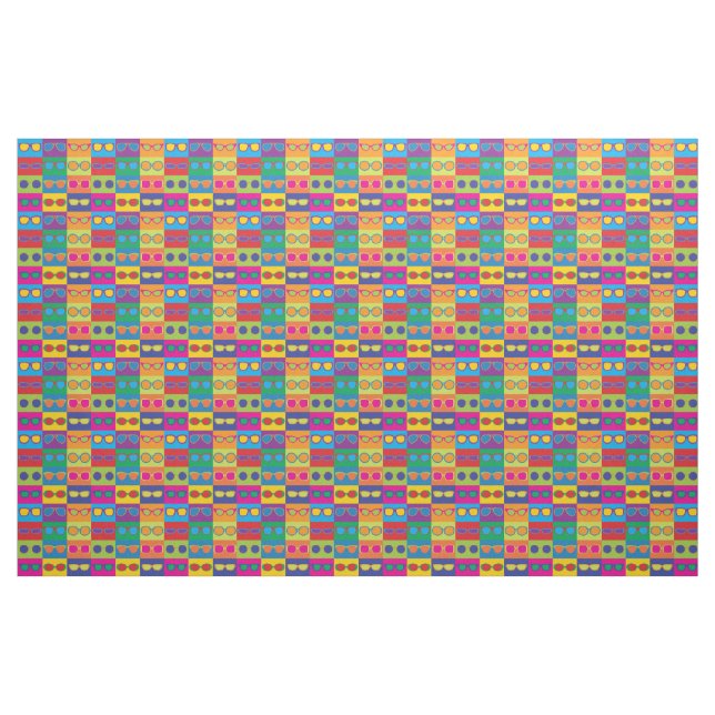 Pop Art Eyeglasses Fabric (Yard)