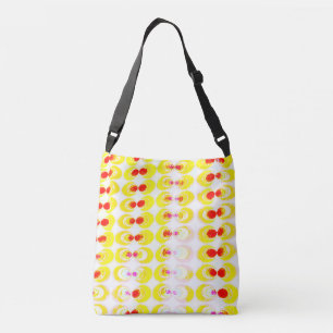 Pop art fabric crossbody bag
