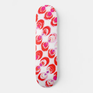 Pop art fabric skateboard