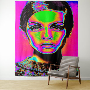 Pop Art Fashion Tapestry