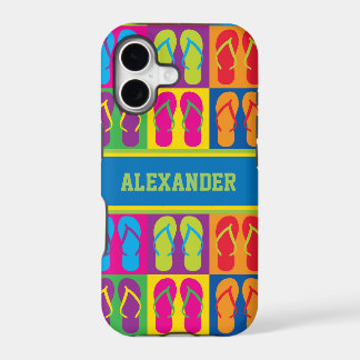 Pop Art Flip Flops
