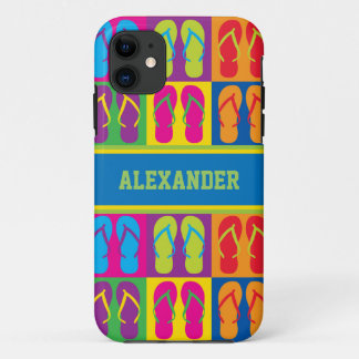 Pop Art Flip Flops iPhone 11 Case