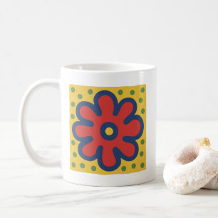 Pop Art Flower Coffee Mug