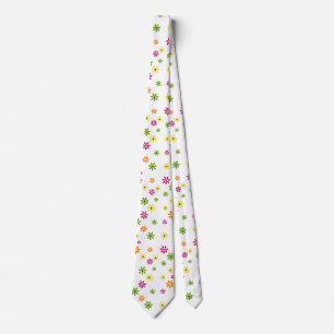 Pop Art Flowers seamless pattern + your ideas Tie