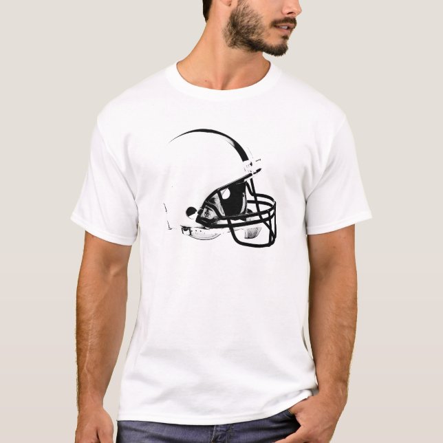Pop Art Football Helmet T-Shirt (Front)