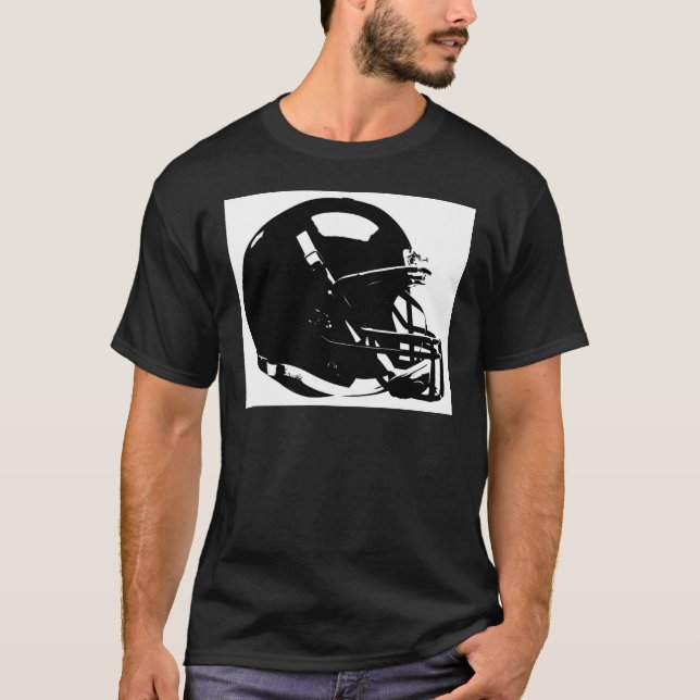 Pop Art Football Helmet T-Shirt (Front)