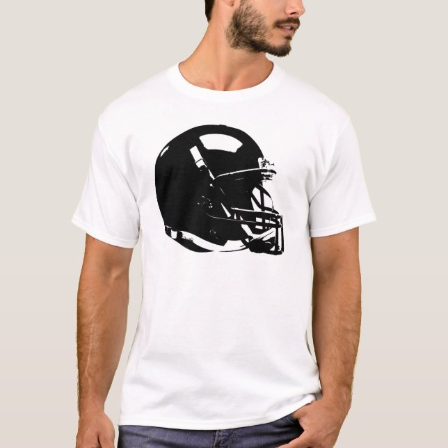 Pop Art Football Helmet T-Shirt (Front)