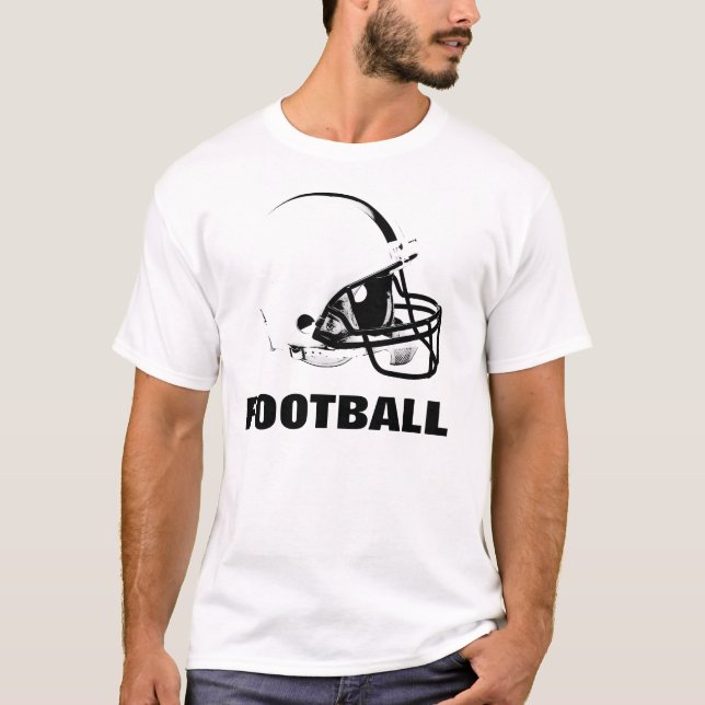 Pop Art Football Helmet Tshirt (Front)