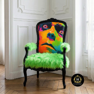 Pop Art Frankenstein Chair Decoupage Tissue Paper
