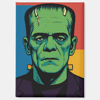 Pop Art Frankenstein Fridge Magnet