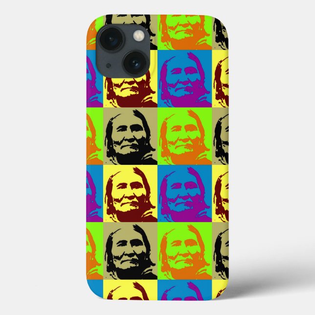 Pop Art Freedom Fighter Geronimo Case-Mate iPhone Case (Back)
