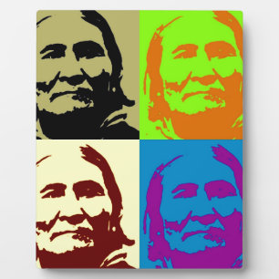 Pop Art Freedom Fighter Geronimo Plaque