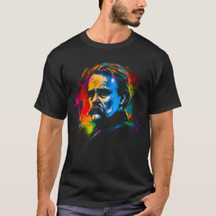 Pop Art Friedrich Nietzsche Philosopher T-Shirt
