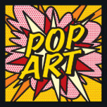 POP ART Fun Retro Comic Book Poster<br><div class="desc">A cool,  trendy and fun design that puts the wham,  zap,  pow into your home,  your life and your day. A great gift for you,  your friends or your family. Designed by ComicBookPop© at www.zazzle.com/comicbookpop*</div>