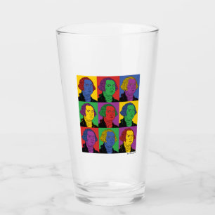 Pop Art George Washington Glass