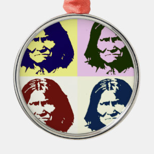 Pop Art Geronimo Metal Tree Decoration