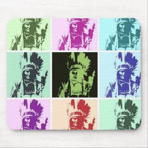 Pop Art Geronimo Mouse Pad