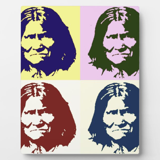 Pop Art Geronimo Plaque (Front)