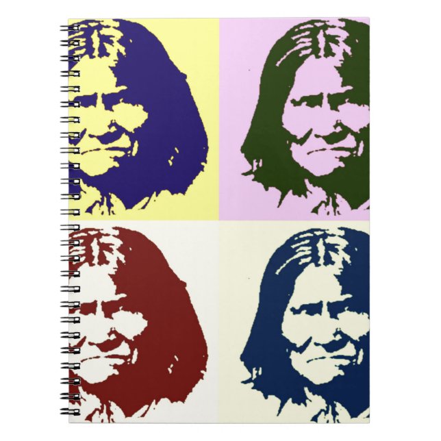 Pop Art Geronimo Spiral Notebook (Front)