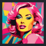Pop Art Girl - Pink Collection 1 Poster<br><div class="desc">Artworks that will remind you of those precious moments again and again. Main product features: Different formats: Our offer includes different sizes and formats, so you can choose the one that best suits your space and preferences. Quality printing: We use high-quality materials and printing technology to ensure vivid colours and...</div>