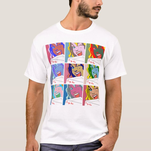 POP ART GIRL T-Shirt (Front)