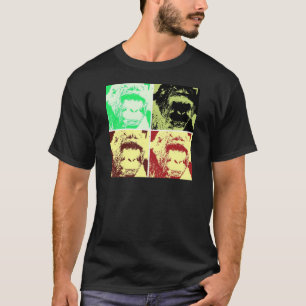Pop Art Gorilla Faces T-Shirt