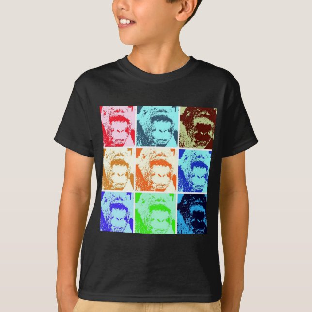 Pop Art Gorilla T-Shirt (Front)