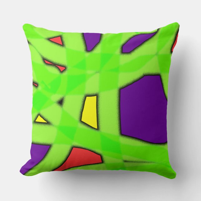 Pop Art Graffiti Cushion (Front)