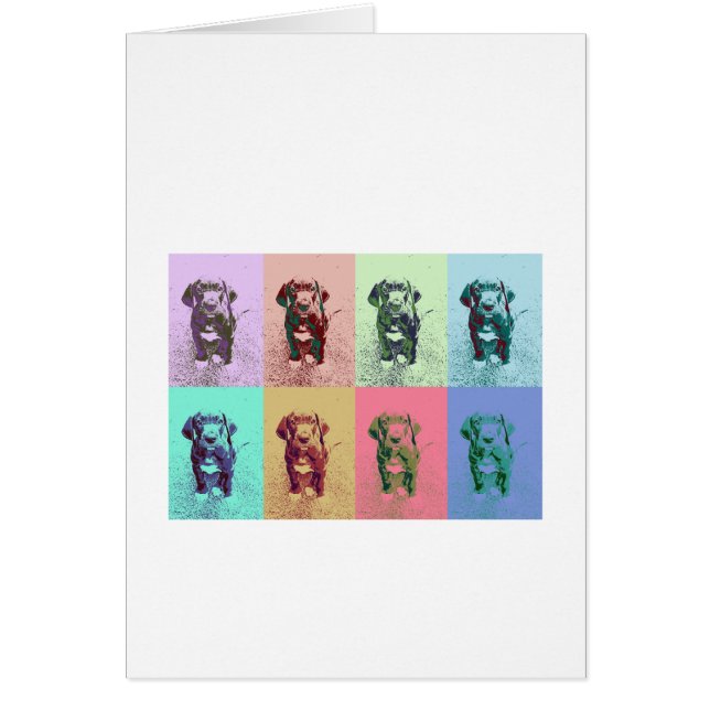 Pop Art Great Dane Puppy (Front)