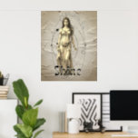 Pop Art Greek Goddess Aphrodite  Poster<br><div class="desc">Let that Goddess Power Shine quote pop art poster. Aphrodite,  the Greek Mythology Goddess of Love,  beauty,  and pleasure. Also known as Venus by the Romans,  just like the planet.</div>