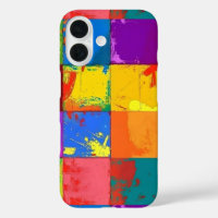 Pop Art grunge Colour Blocks