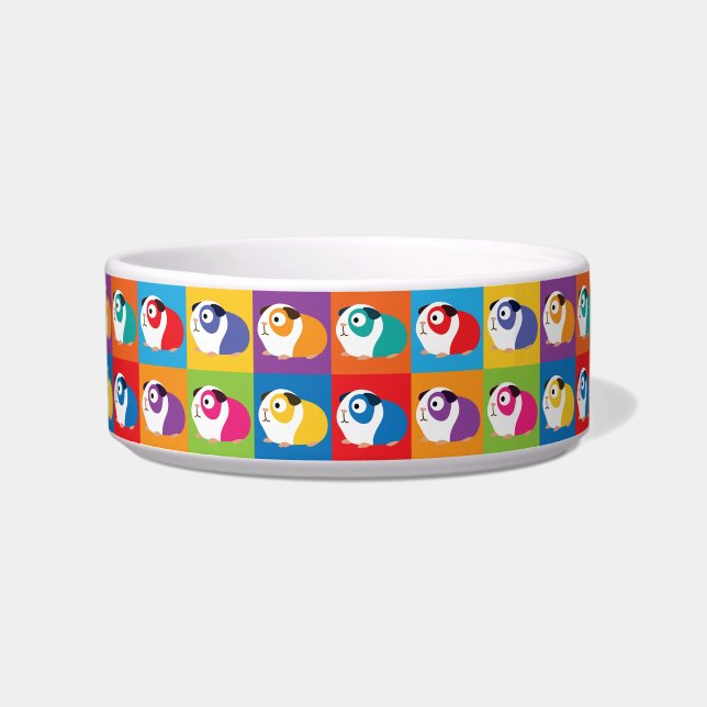 Pop Art Guinea Pigs Bowl (Front)